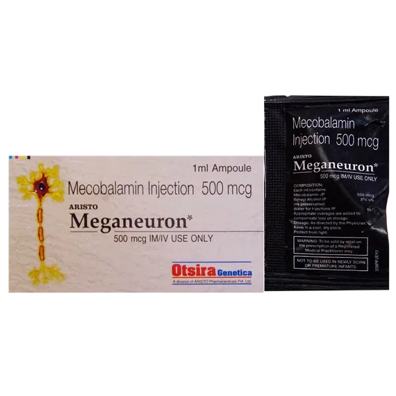 meganeuron 500mcg injection 1 ml